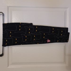 Black cat leggings